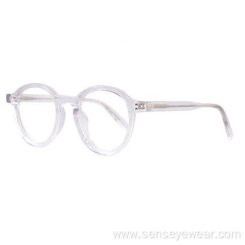 Round Unisex Handmade Acetate Optical Frame Eyewear